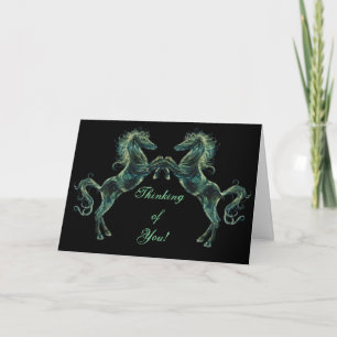 Arabian Horses Greetings Card