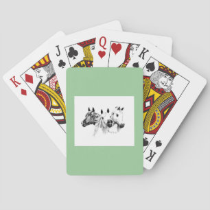 Arabian Horses Playing Cards