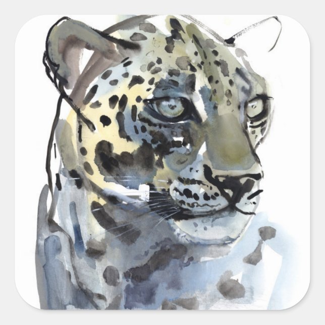 Arabian Leopard 2008  4 Square Sticker (Front)