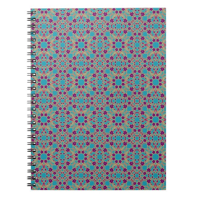 Arabian Moroccan Pattern Notebook (Front)
