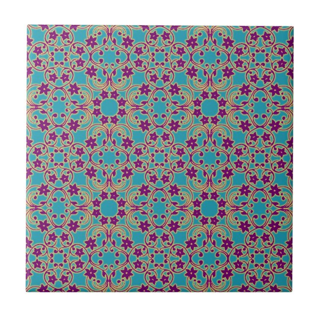 Arabian Moroccan Pattern Tile (Front)