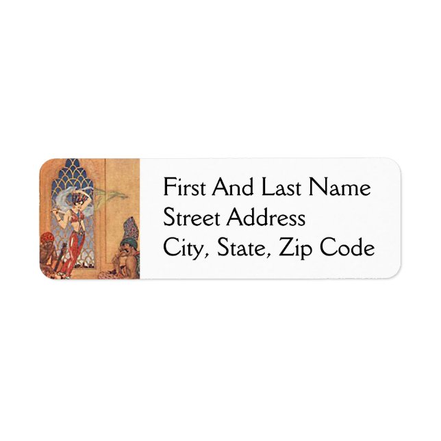 Arabian Nights Exotic Belly Dancer with Scarves (Front)