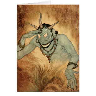 Arabian Nights Genie by Edmund Dulac
