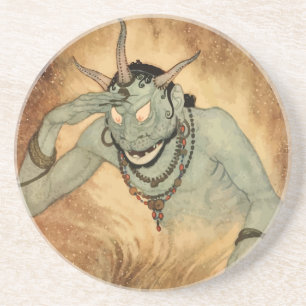 Arabian Nights Genie by Edmund Dulac Coaster