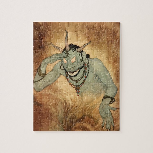 Arabian Nights Genie by Edmund Dulac Jigsaw Puzzle (Vertical)