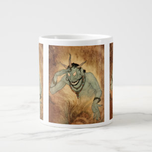 Arabian Nights Genie by Edmund Dulac Large Coffee Mug