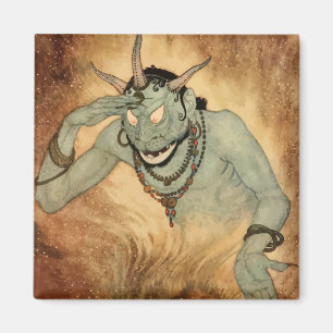 Arabian Nights Genie by Edmund Dulac Magnet