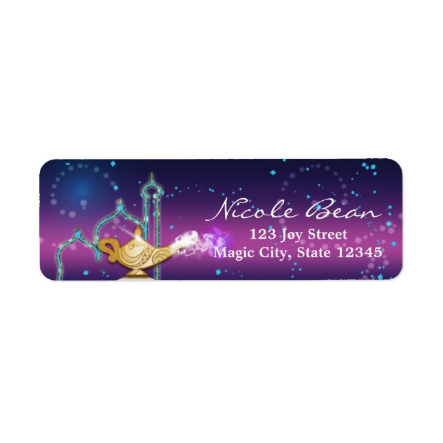 Arabian Nights Gold Magic Lamp Party  (Front)