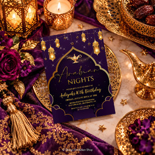 Arabian Nights Invitation