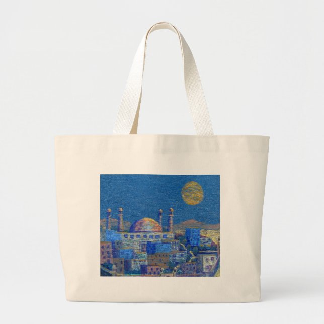 Arabian Nights Large Tote Bag (Front)