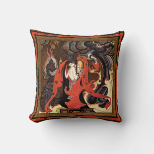 Arabian Nights lovers illustration by Kay Nielsen Cushion