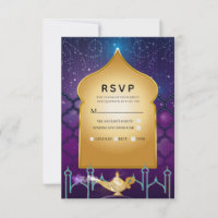 Arabian Nights Magical Moroccan Birthday RSVP