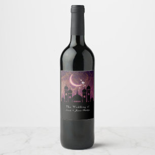 Arabian Nights Moroccan Middle Eastern Wine Labels