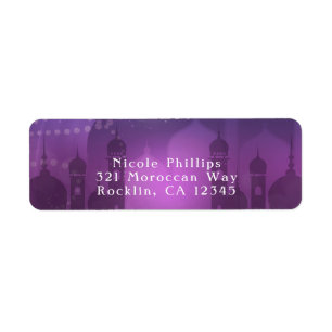 Arabian Nights Moroccan Purple Moonlight
