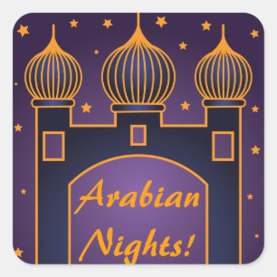 Arabian Nights Party Stickers 3