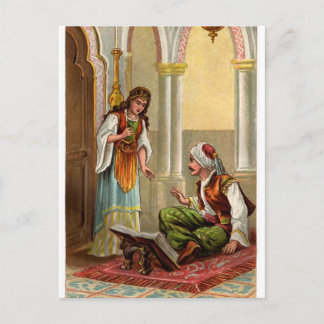 arabian nights postcard