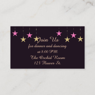 Arabian Nights Reception Cards
