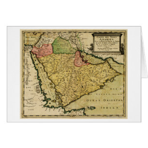 Arabian Peninsula of the Middle East Map