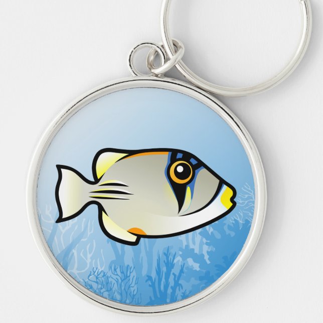 Arabian Picassofish Key Ring (Front)