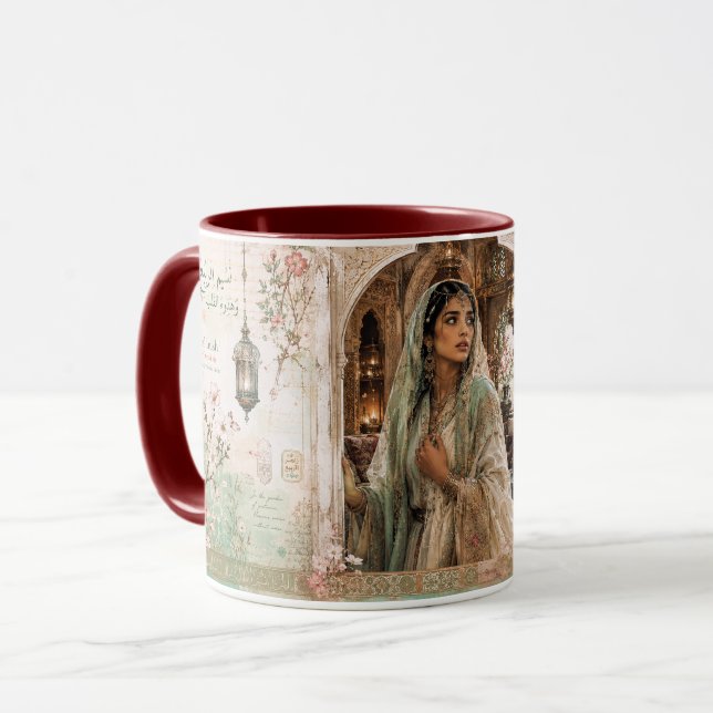 Arabian Spring Mug Wrap. (Front Left)