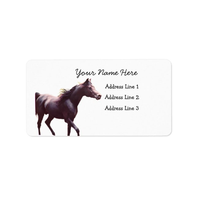 Arabian Stallion Address Labels (Front)