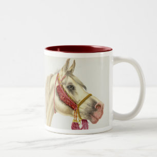 Arabian Stallion Two-Tone Coffee Mug