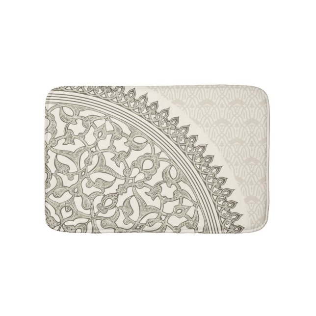 Arabian style lace bath mat (Front)