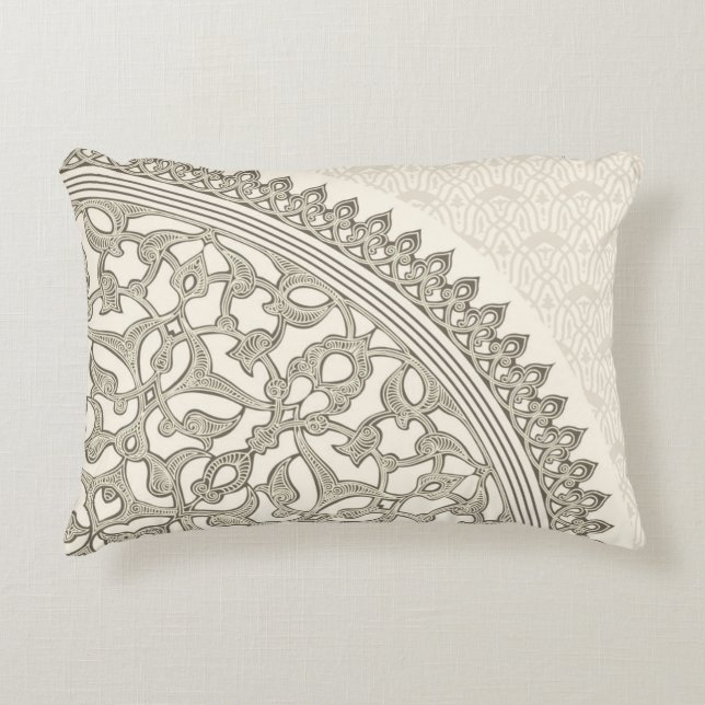 Arabian style lace decorative cushion (Front)