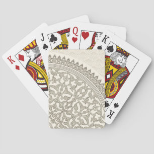 Arabian style lace playing cards
