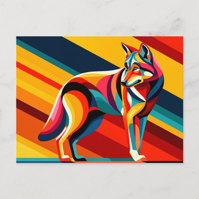 Arabian Wolf Postcard (Front)