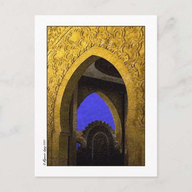 Arabic Architecture Postcard (Front)