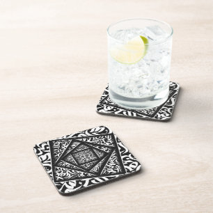 arabic Calligraphy 3d Coaster