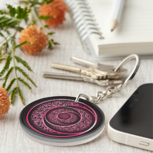 Arabic calligraphy 3d  key ring