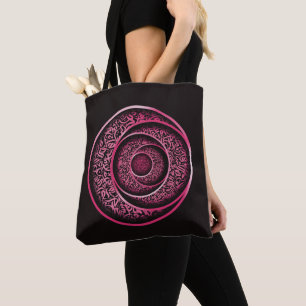 Arabic calligraphy 3d tote bag