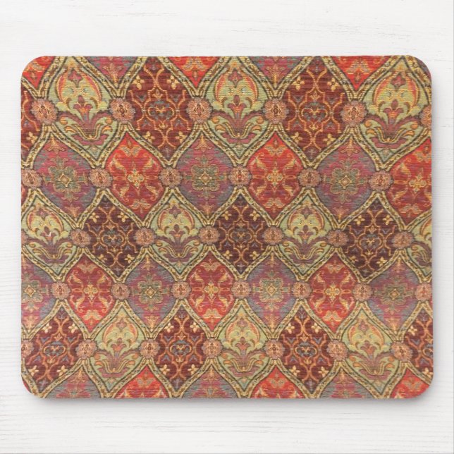 Arabic Carpet Design Mouse Mat (Front)