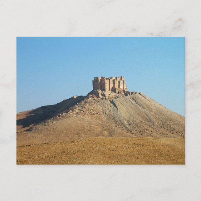 Arabic Castle, Palmyra, Ancient Syria  Postcard (Front)