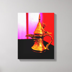Arabic Dallah Canvas Print