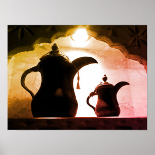 Arabic Decanters Poster
