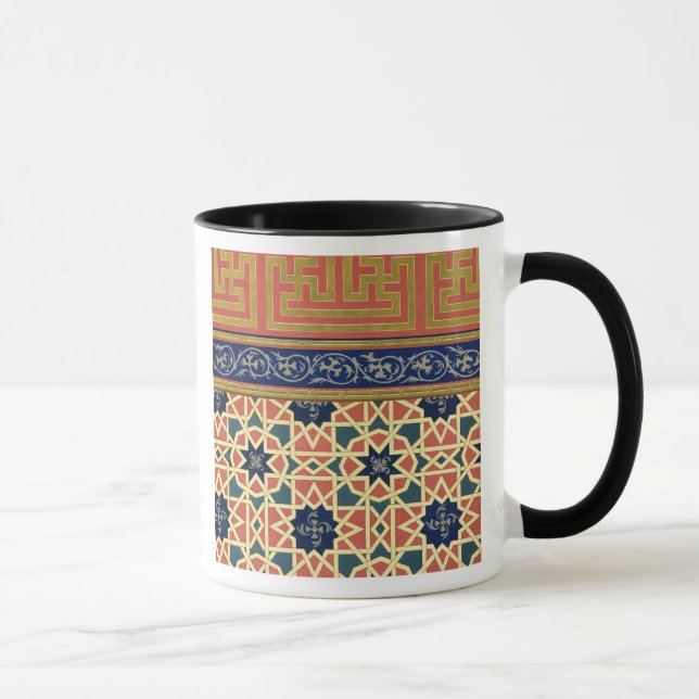 Arabic decorative designs (colour litho) mug (Right)