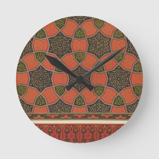 Arabic decorative designs, from 'Arab Art as Seen Round Clock (Front)