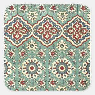 Arabic Design #11 at Emporio Moffa Square Sticker