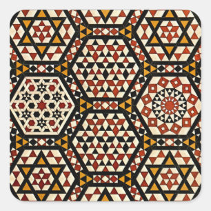 Arabic Design #12 at Emporio Moffa Square Sticker