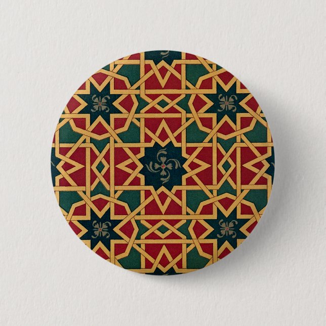 Arabic Design #1 at Emporio Moffa 6 Cm Round Badge (Front)