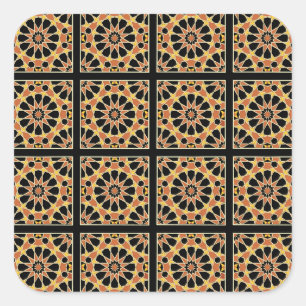 Arabic Design #3 at Emporio Moffa Square Sticker