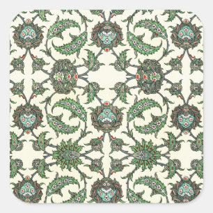 Arabic Design #5 at Emporio Moffa Square Sticker