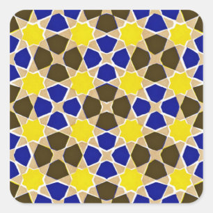 Arabic Design #8 at Emporio Moffa Square Sticker