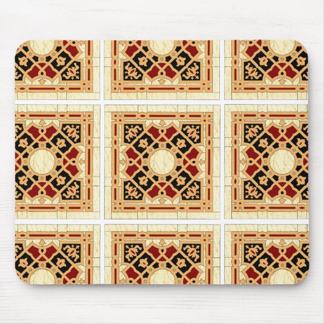 Arabic Design #9 at Emporio Moffa Mouse Mat (Front)