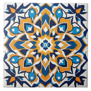 Arabic design styled themed tile