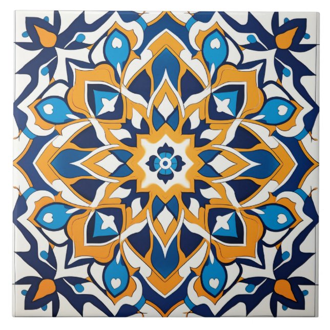 Arabic design styled themed  tile (Front)