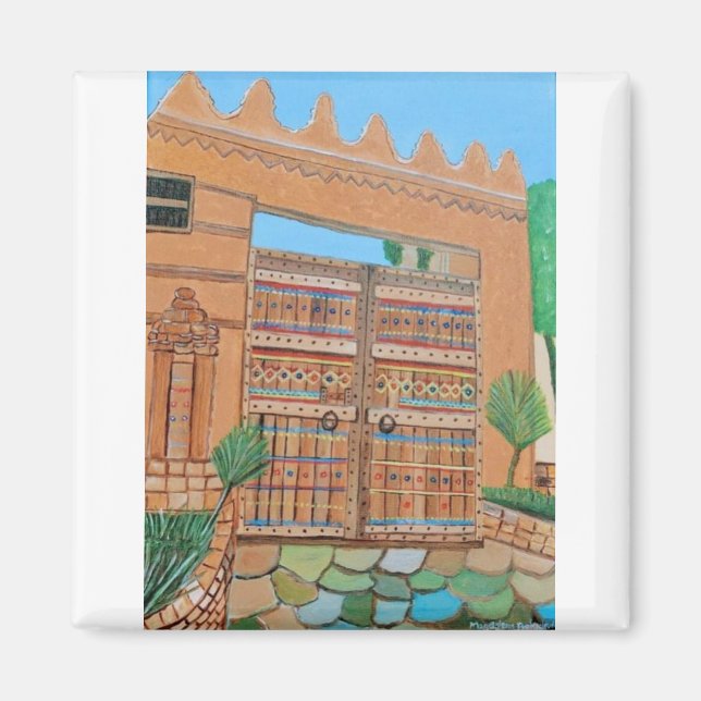 Arabic Door Magnet (Front)